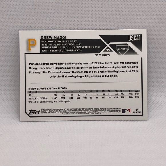 Drew Maggi Rookie Refractor - Picture 3 of 3